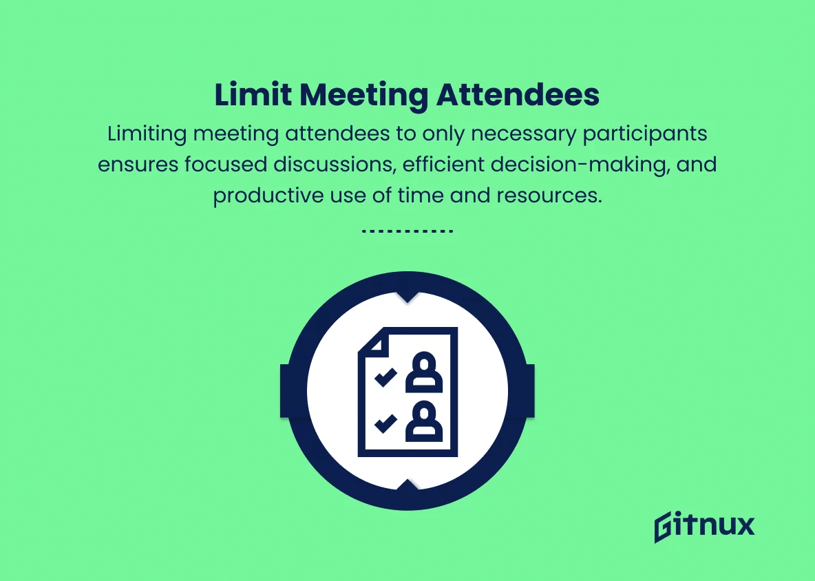 Limit Meeting Attendees