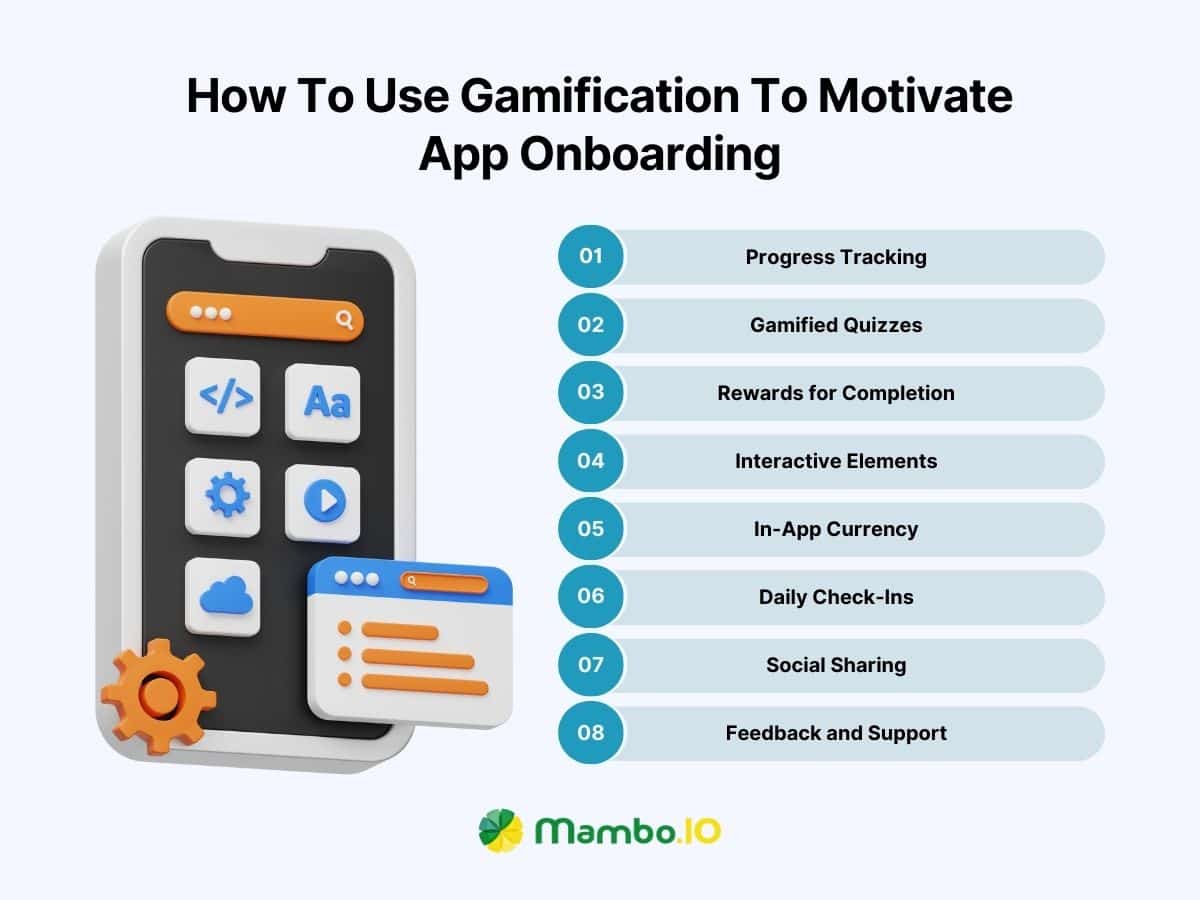 gamification to motivate app onboarding