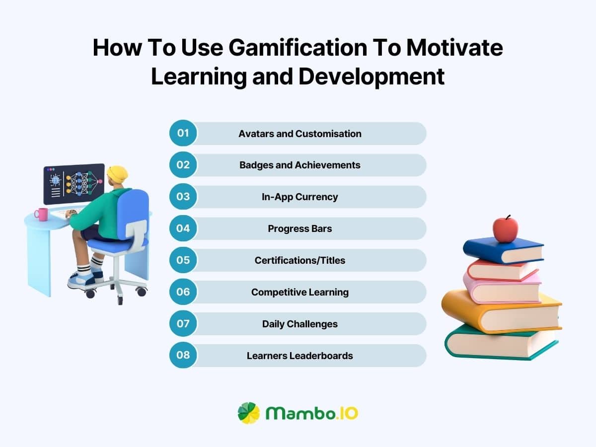 how to use gamification to motivate learning and development