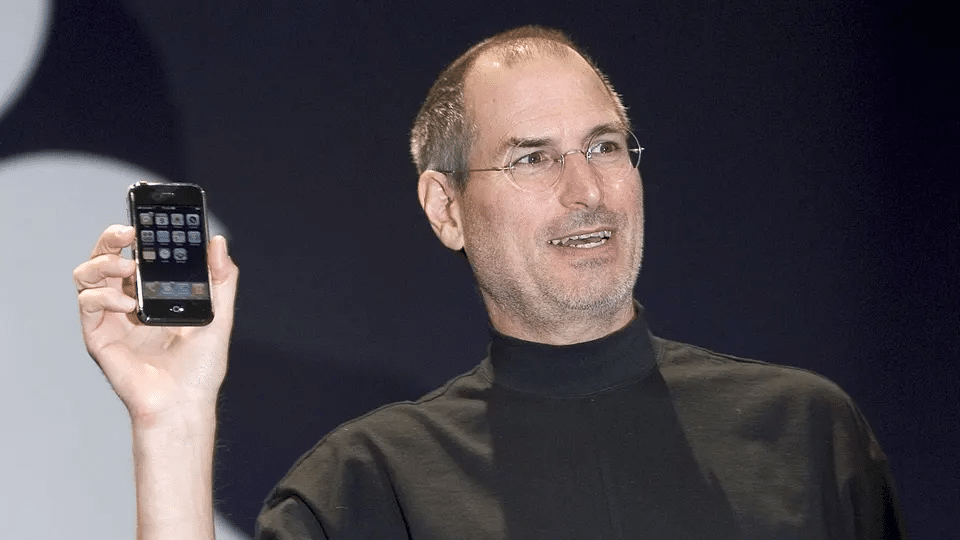 Steve Jobs during one of his product launch