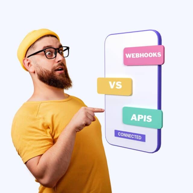 Webhooks vs API.