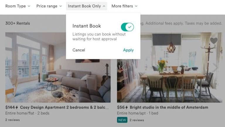 Airbnb Instant Booking Airbnb Instant Booking