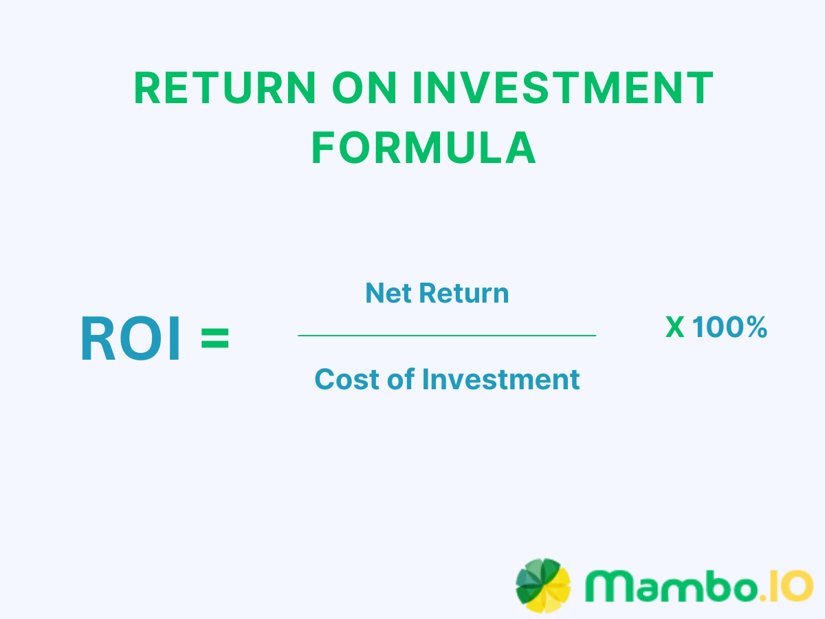 Return on Investment Formula (ROI)