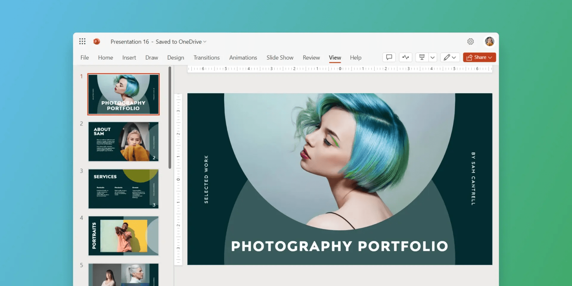 Photography Portfolio - slides